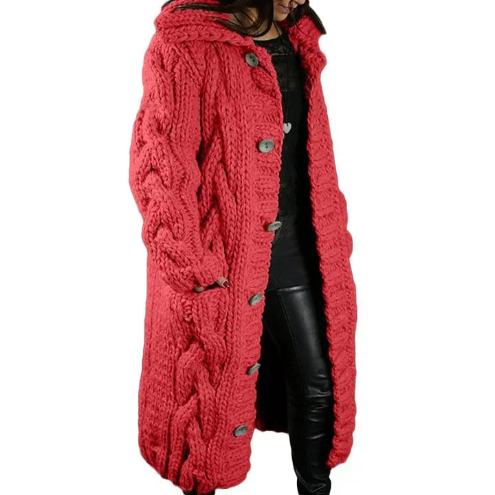 Veste en tricot longue et stylée pour femmes