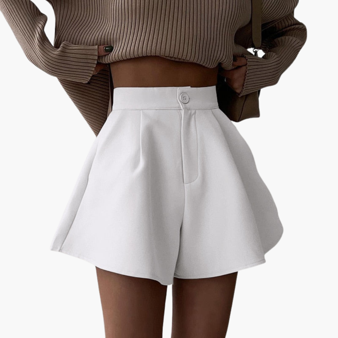Shorts plissés à coupe large - Chic d'été pour femmes