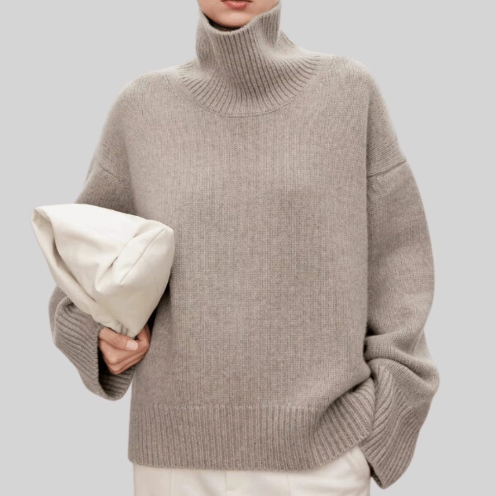 Lea | Pull élégant pour femmes avec col roulé