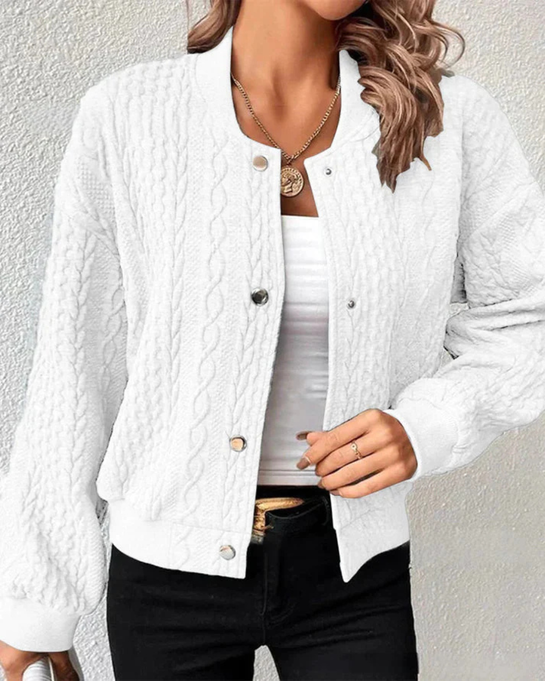 HELENE – Veste en tricot pour femmes – Élégante cardigan au design raffiné