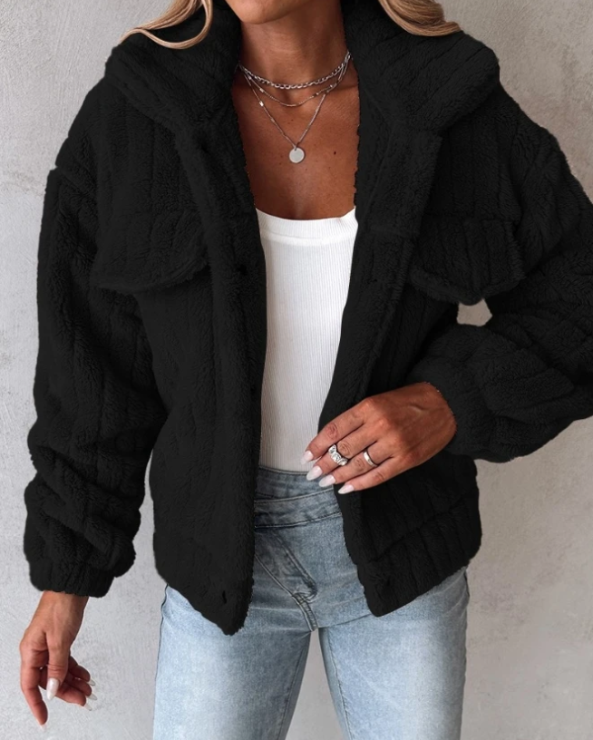Manteau Teddy pour femmes | Court