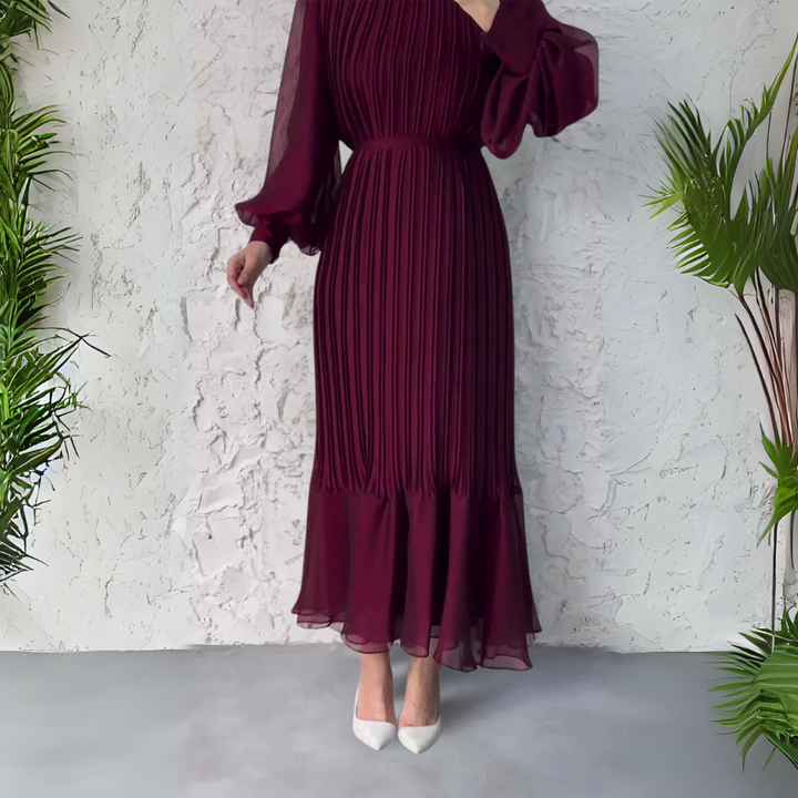 Cami - Robe de soirée élégante pour l'automne avec des accents en tricot