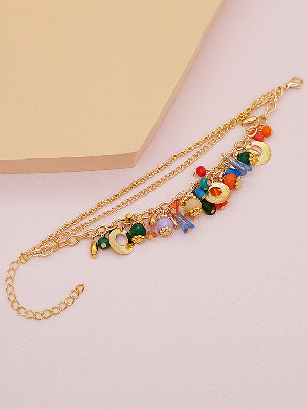 Bracelet superposé à chaîne