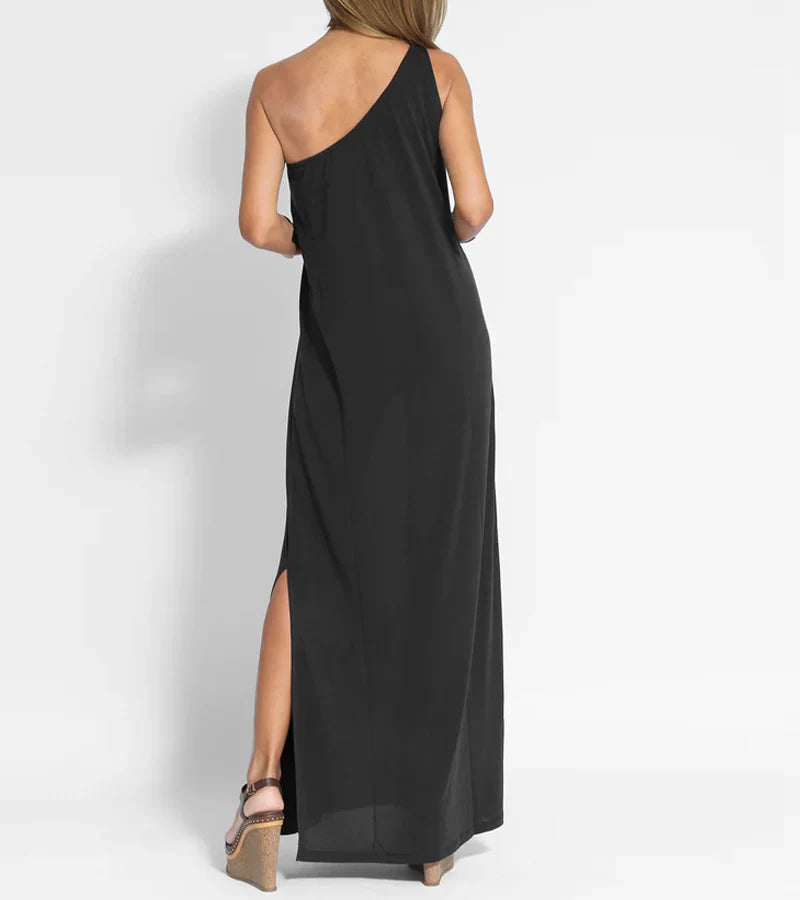 Natalie - Robe Maxi à Épaule Dénudée Élégante pour Femmes