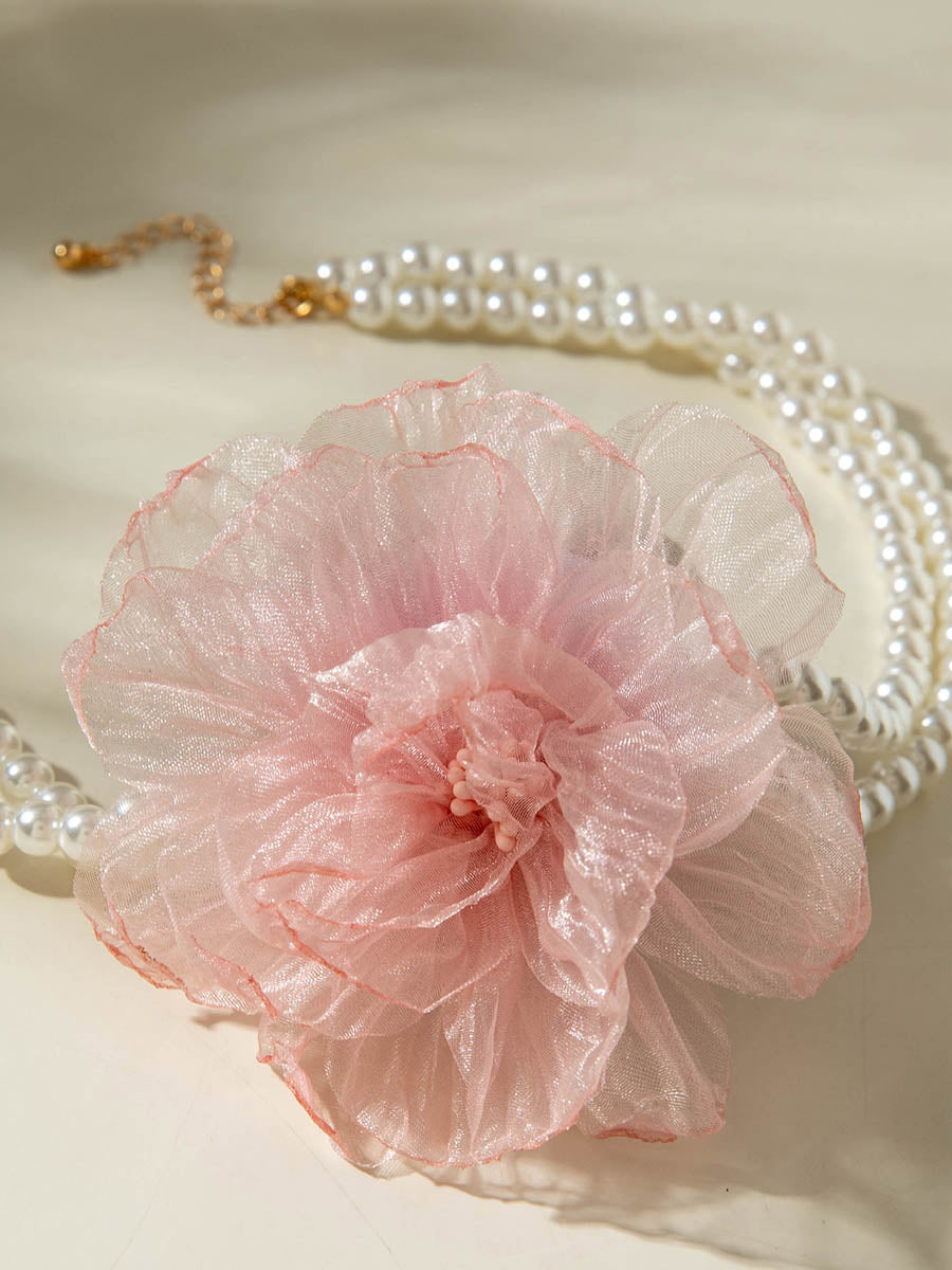 Collier en forme de fleur
