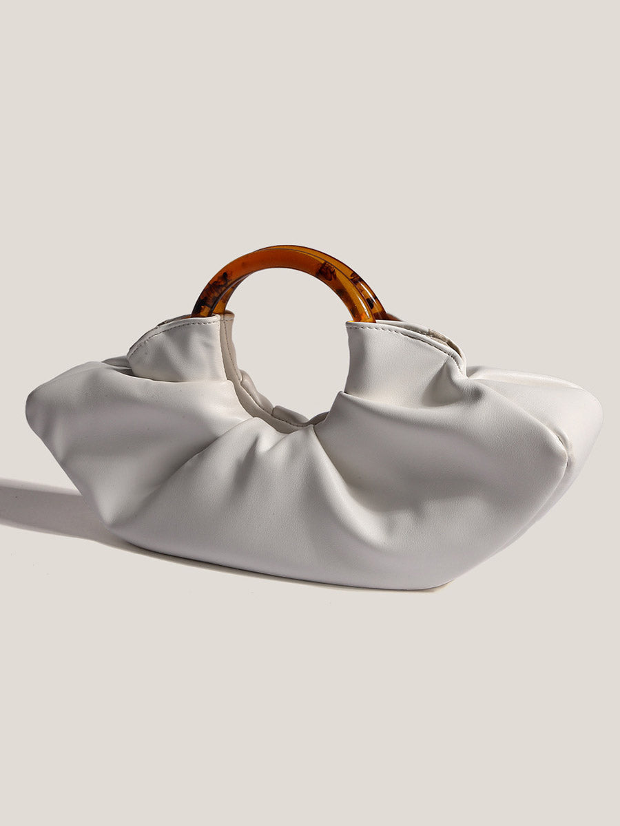 Sac à main plissé