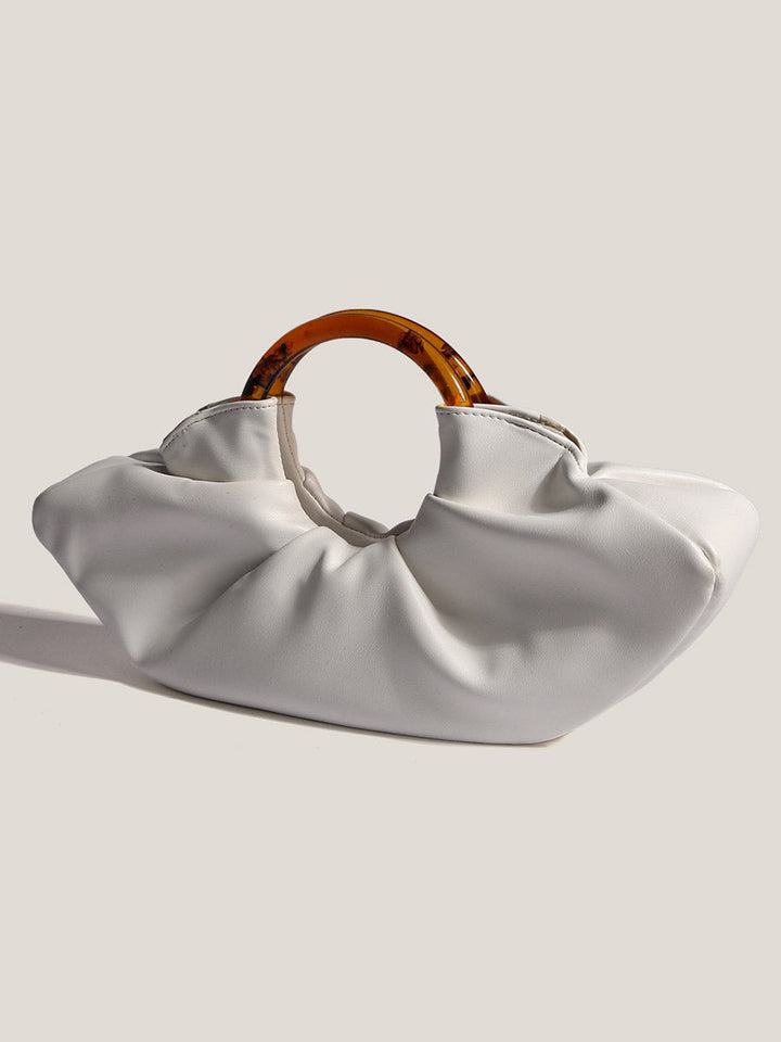Sac à main plissé