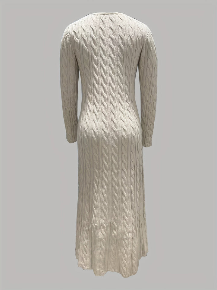 Isabella | Robe maxi élégante pour femmes en tricot
