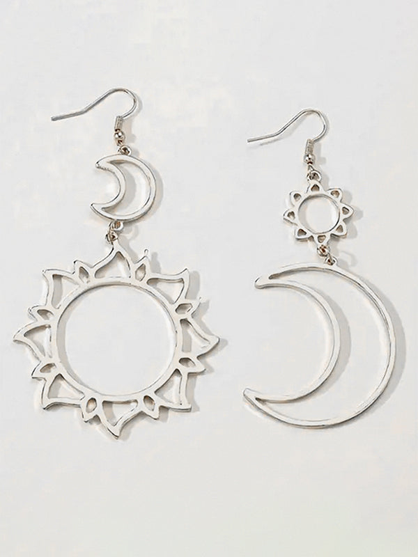 Soleil creux de couleur unie – Accessoires pour boucles d'oreilles à pompons