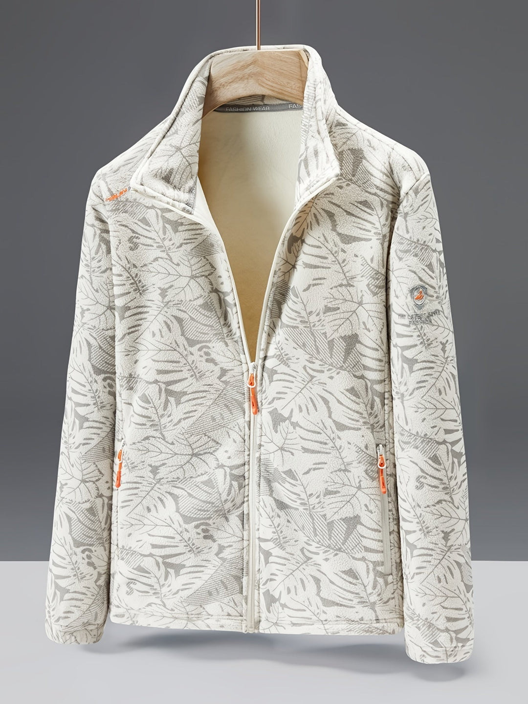 Veste en polaire pour femmes avec fermeture éclair intégrale | Veste d'extérieur avec col montant