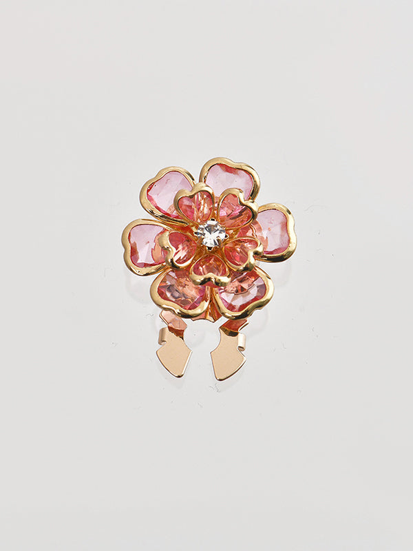 Accessoires de boutons de manchette détachables en forme de fleur