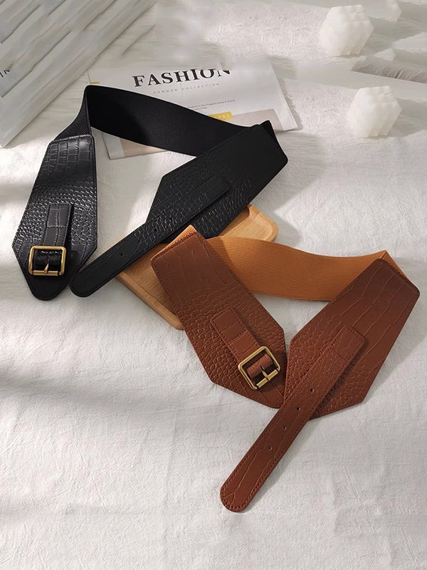 Boucle de ceinture Ceintures de taille géométriques à empiècements & Poignets de cuisse