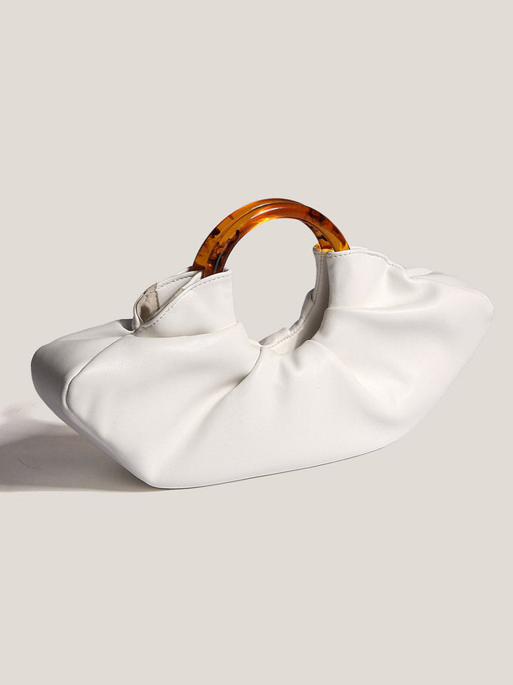 Sac à main plissé