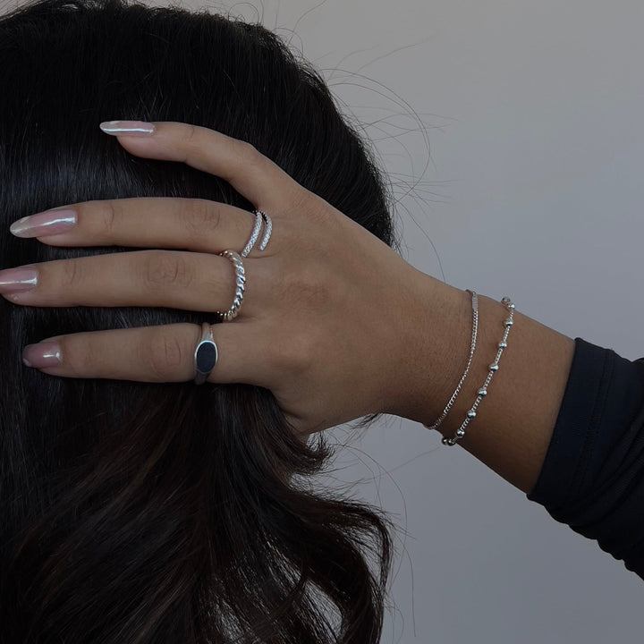 BAGUE ÉTERNELLE DELUXE | ARGENT