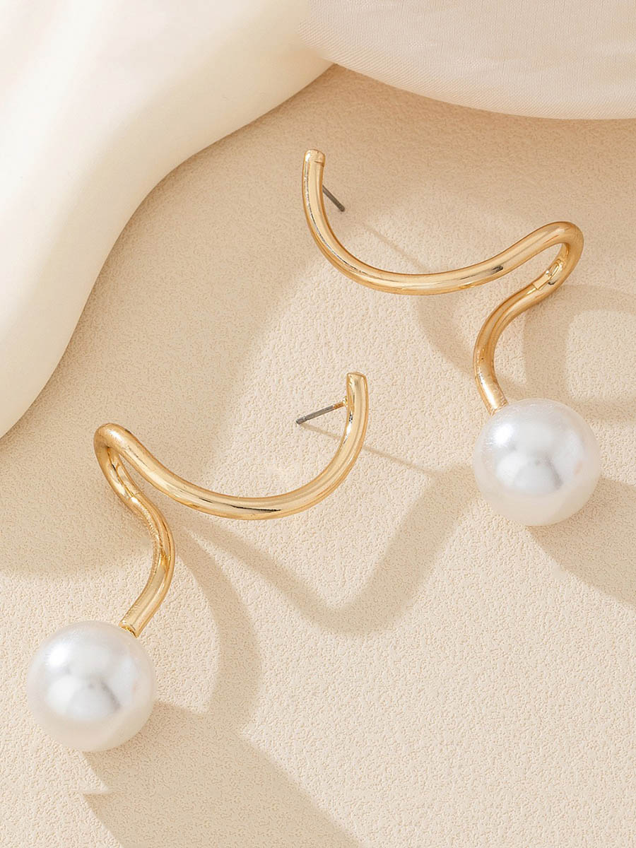 Boucles d'oreilles à coupe irrégulière