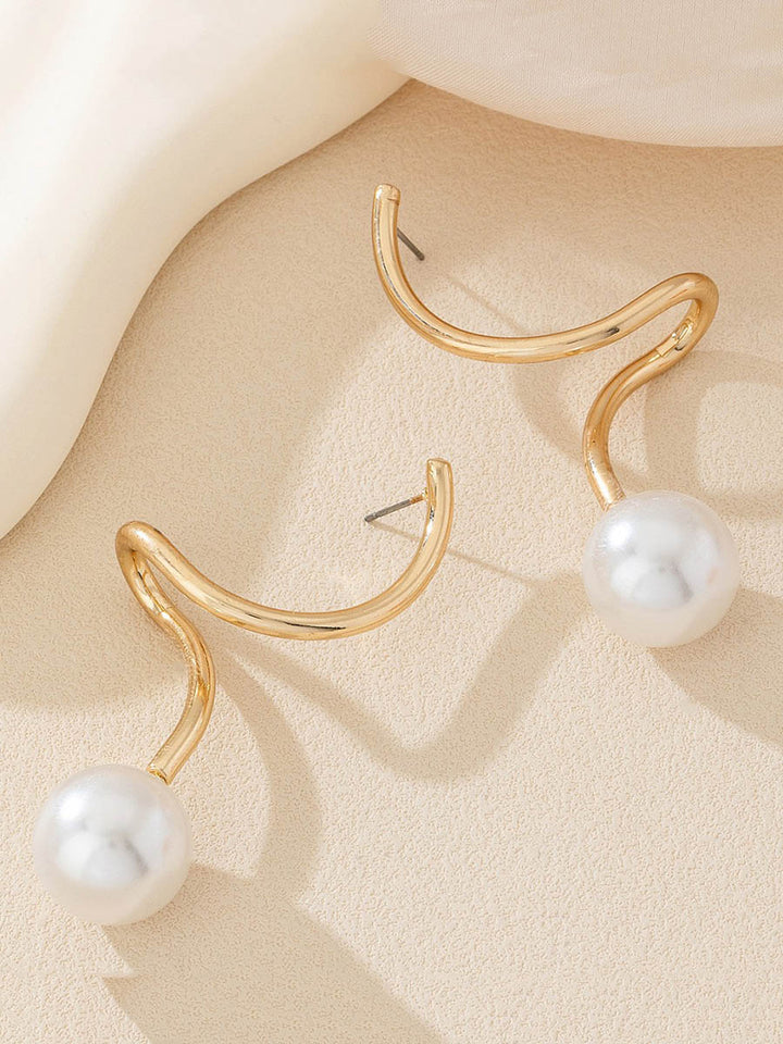 Boucles d'oreilles à coupe irrégulière