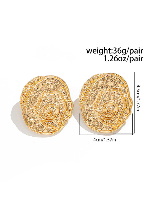 Boucles d'oreilles pendantes géométriques normcore