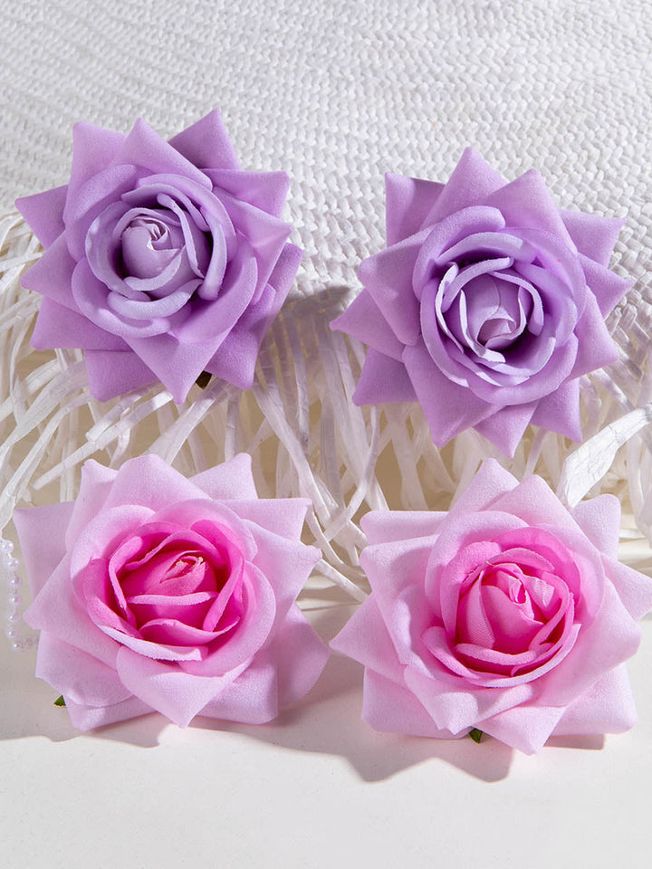 Boucles d'oreilles pendantes en forme de fleur