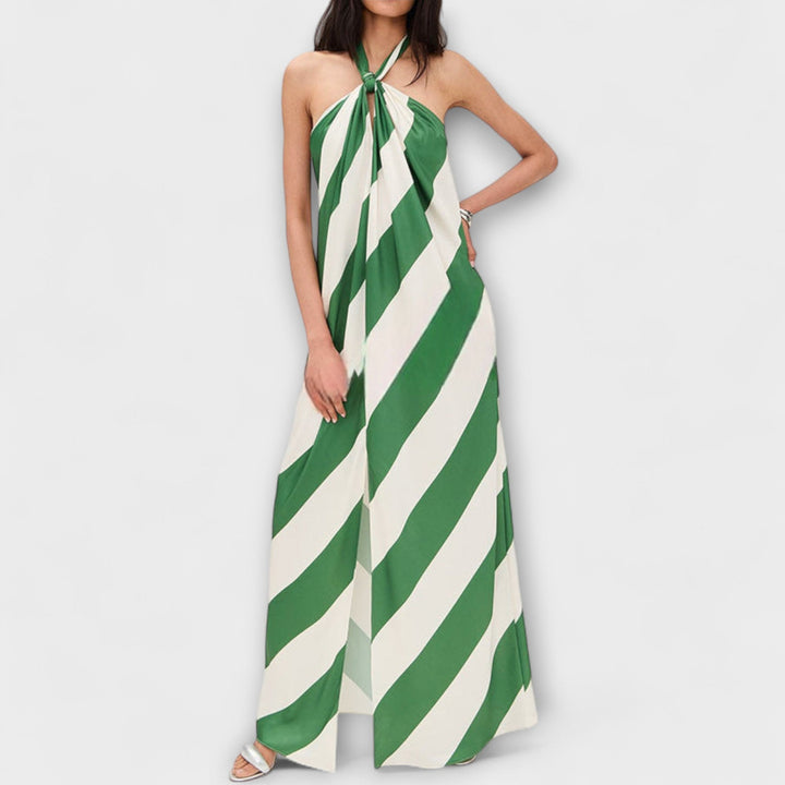 Marlowe - Robe Maxi Rayée Débardeur