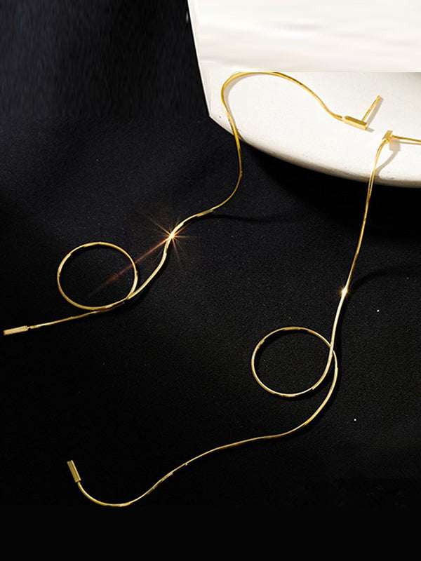 Boucles d'oreilles pendantes à pompons