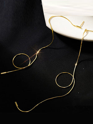 Boucles d'oreilles pendantes à pompons