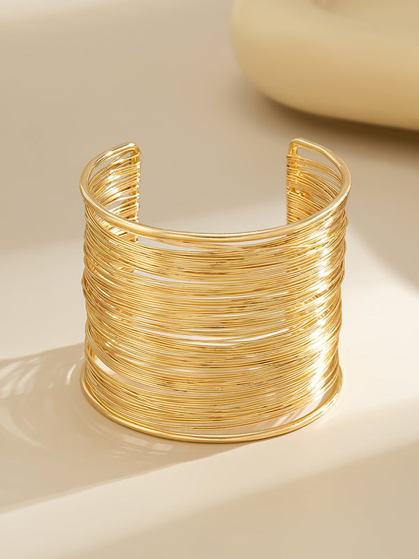 Bracelet géométrique couleur unie