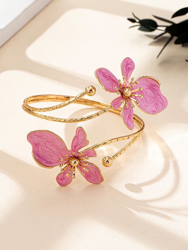Bracelet réglable en forme de fleur