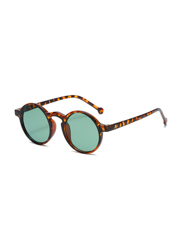 Lunettes de soleil taille ronde, anti-UV