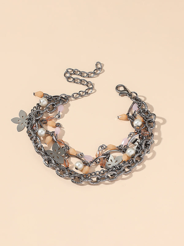 Bracelet superposé à chaîne