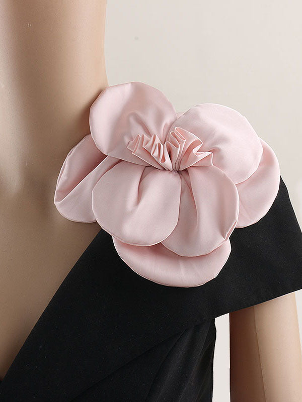 Broche à fleurs en 3D