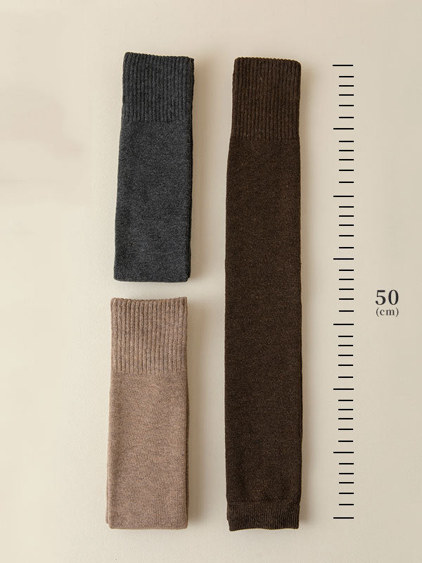 Jambières décontractées chaudes coupe près du corps, couleur unie