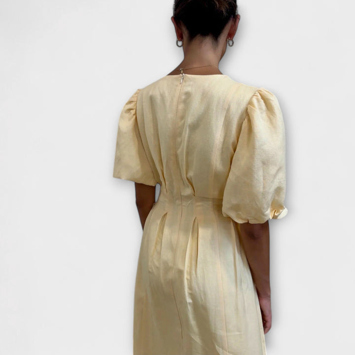 Josephine - Robe maxi légère en jaune clair éclatant