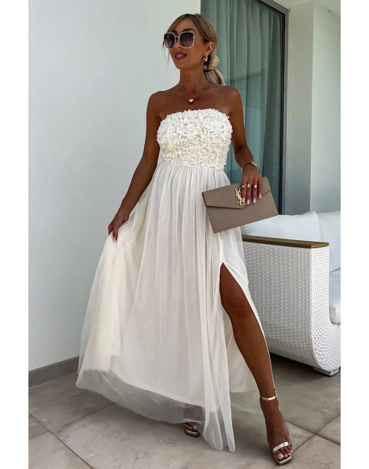 Ari - Robe maxi tendance avec fente