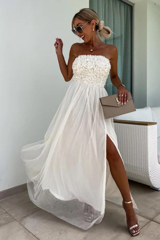 Ari - Robe maxi tendance avec fente