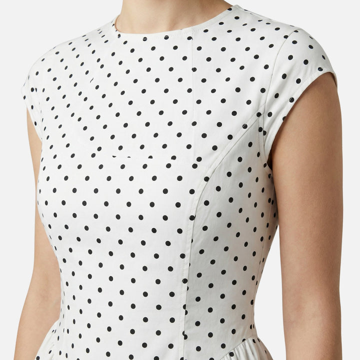 Ida | Robe Midi A-Ligne à Pois – A-Ligne Polka Dot Midi