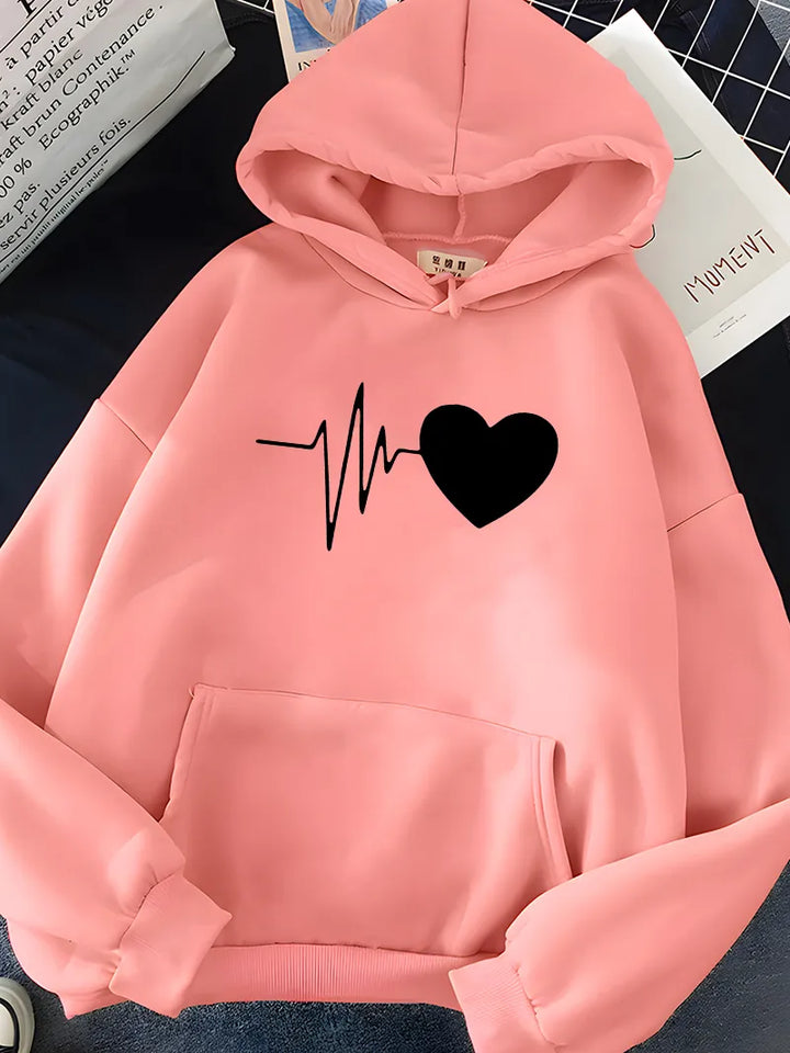 Sweat à capuche pour femmes avec poche kangourou