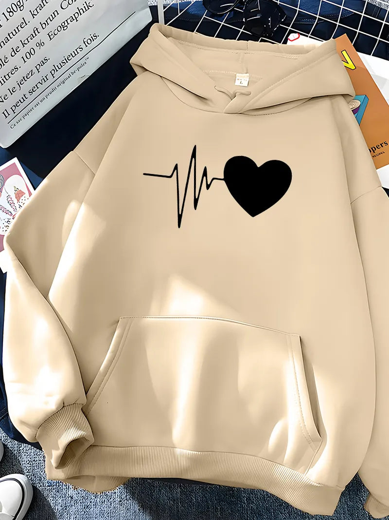 Sweat à capuche pour femmes avec poche kangourou