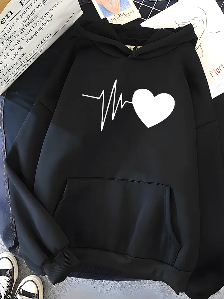 Sweat à capuche pour femmes avec poche kangourou