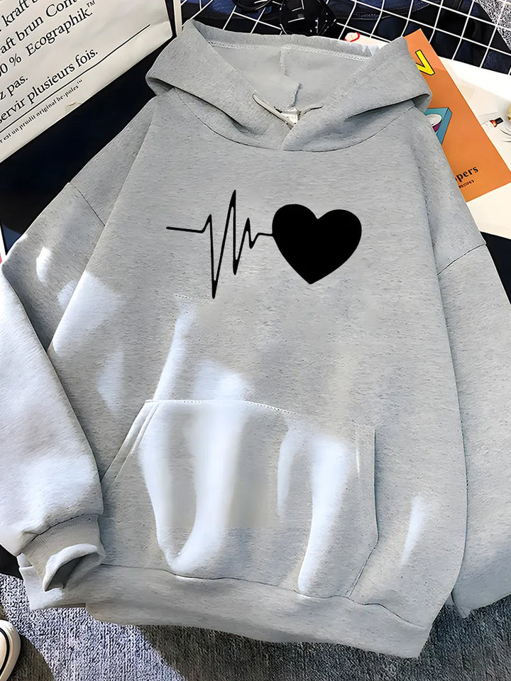 Sweat à capuche pour femmes avec poche kangourou