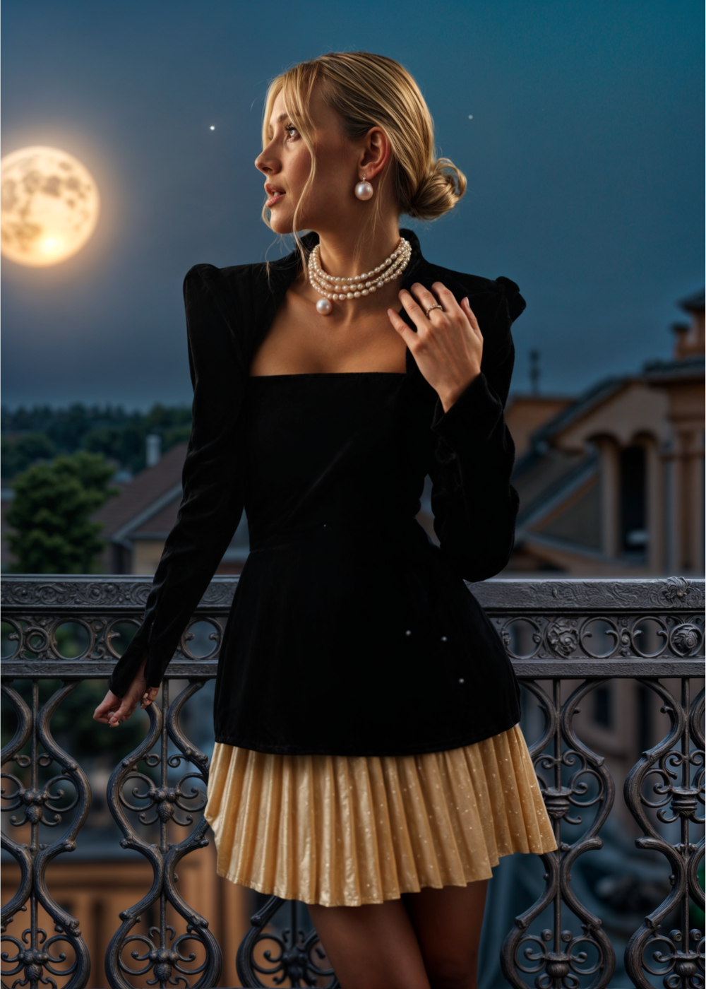 Amanda | Robe Mini en Velours
