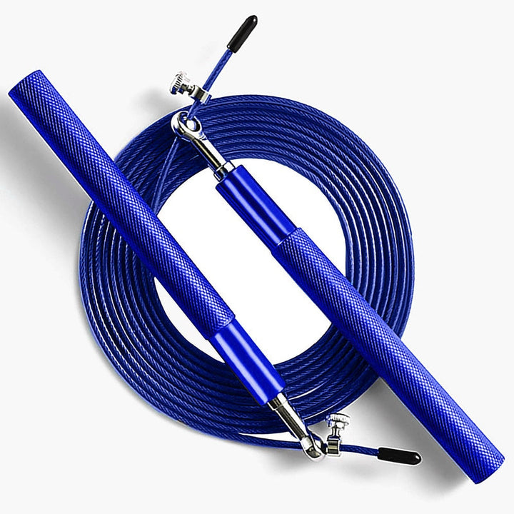 AeroSpin 360 Corde à sauter – Corde en acier ajustable avec poignée en aluminium