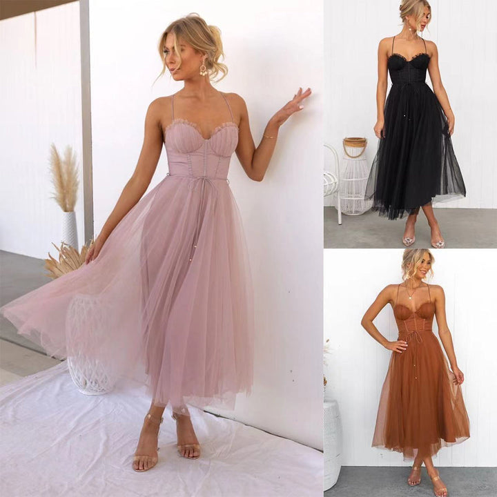 Franca - Robe midi élégante et contemporaine