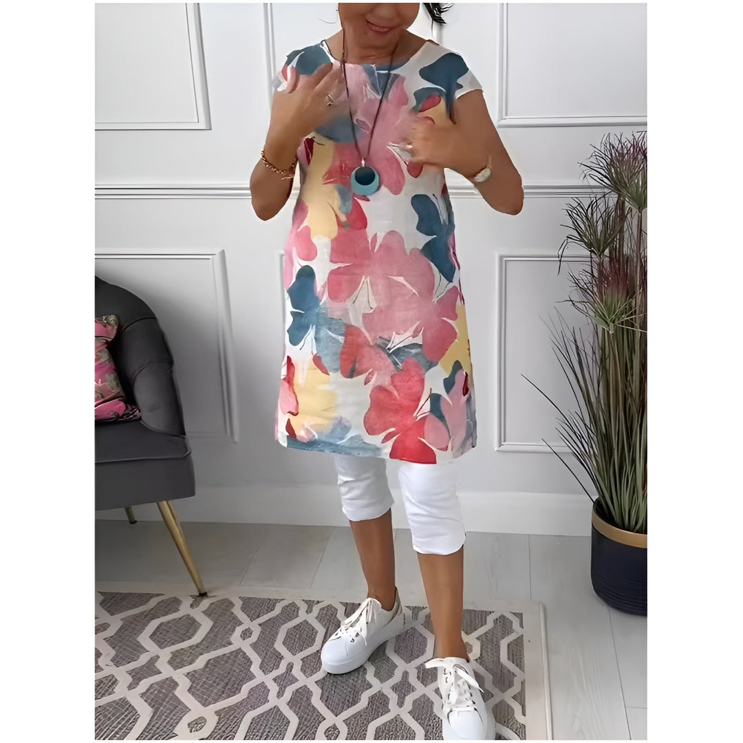 MAYLORA™ | Tunique légère avec motif floral