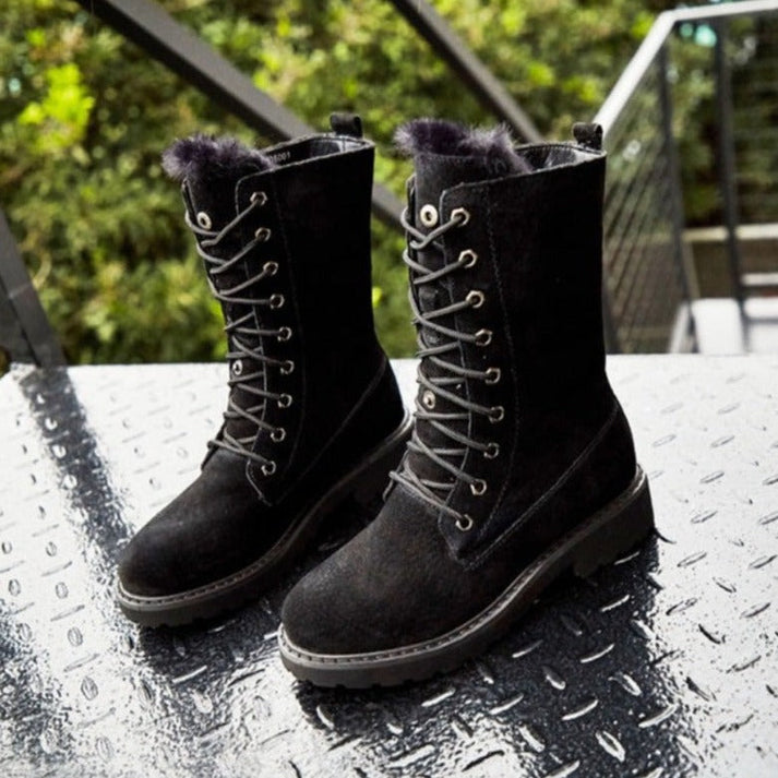 Jada - bottes hautes pour femmes en daim
