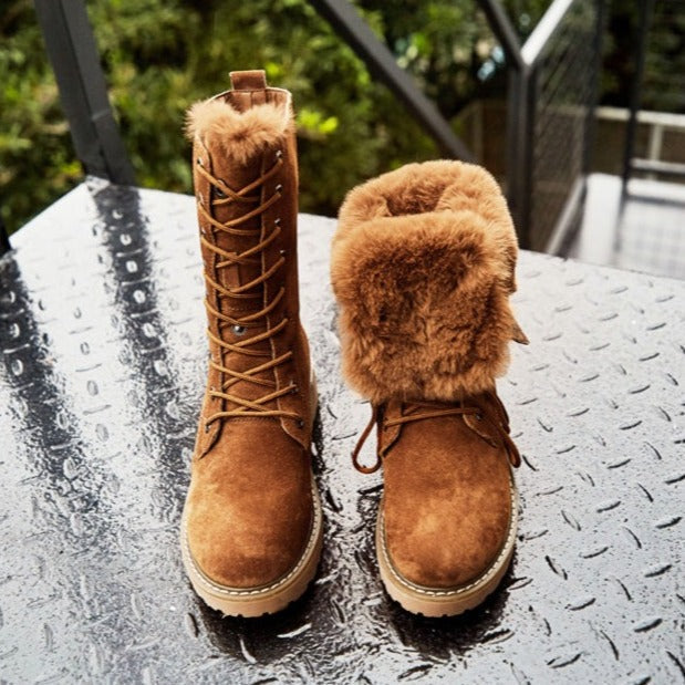 Jada - bottes hautes pour femmes en daim