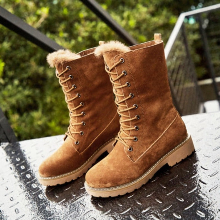 Jada - bottes hautes pour femmes en daim