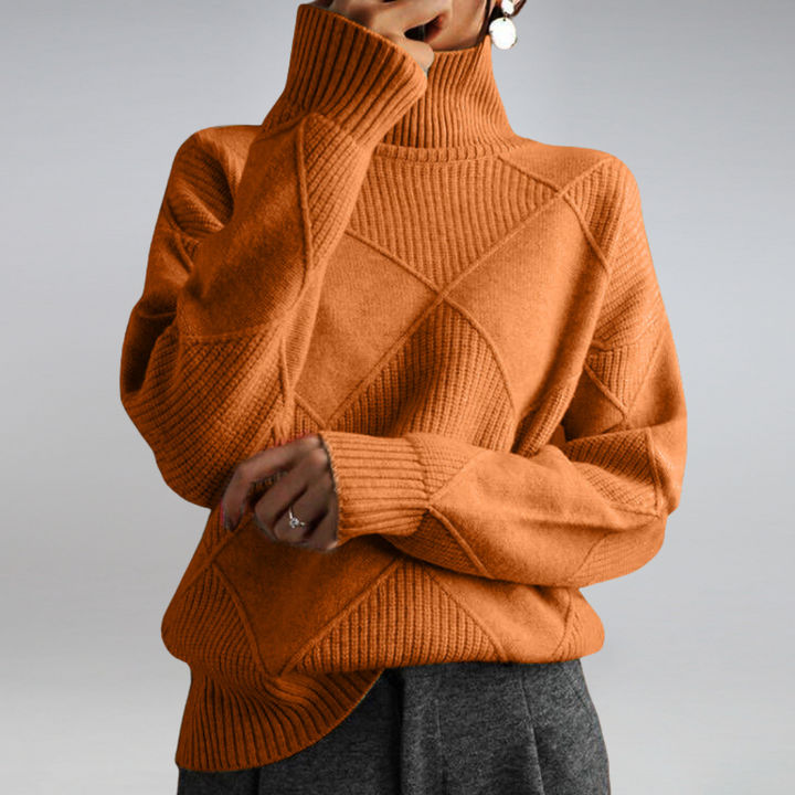 Miriam | Pull à col roulé en tricot pour femmes
