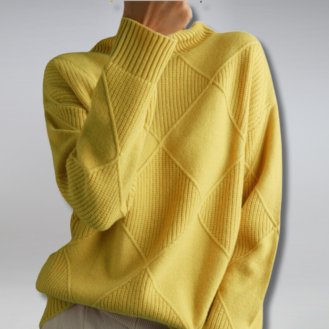 Miriam | Pull à col roulé en tricot pour femmes