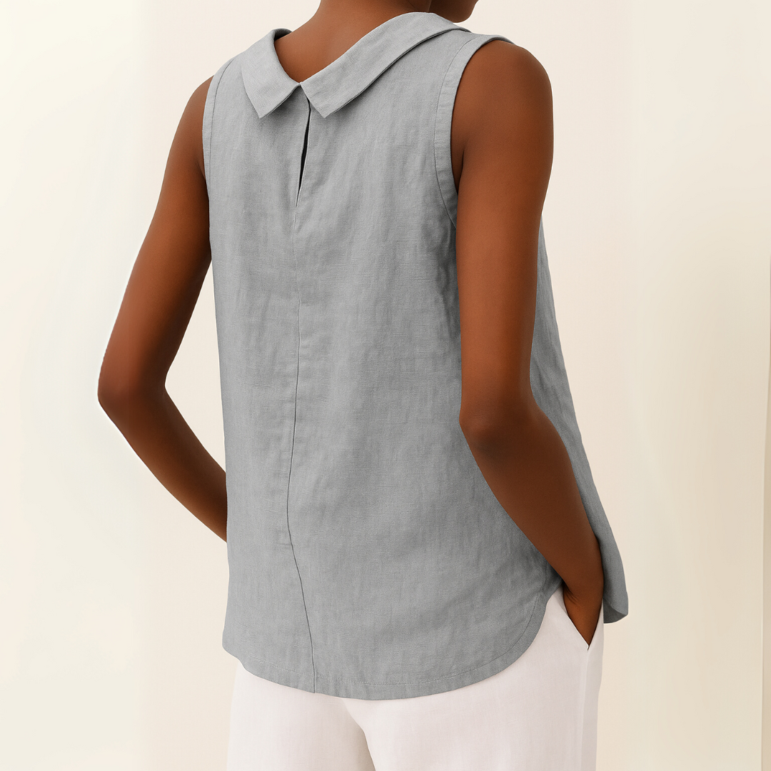 Débardeur sans manches pour femmes avec col roulé – Élégant basique d'été pour toutes les occasions