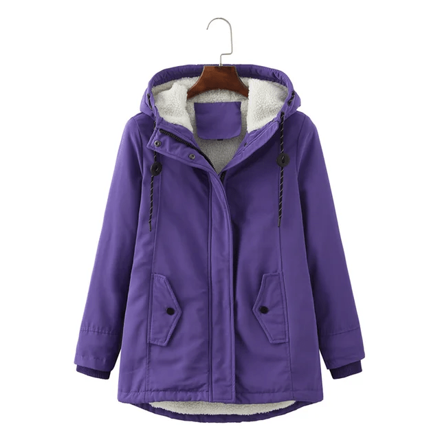 Parka pour femmes avec cordon
